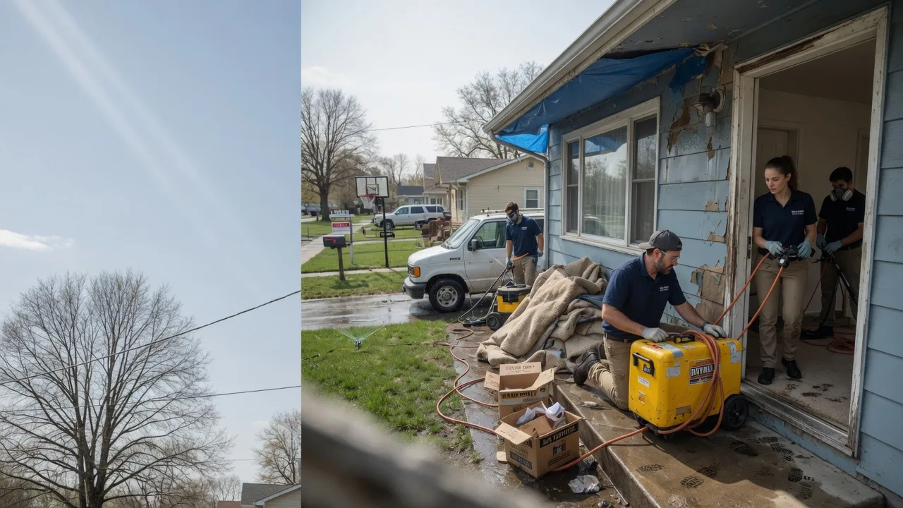 Basement Flood Cleanup in Clayton, IL near me